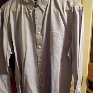 XXL Nautica Mens Long Sleeve Lavender Purple Shirt